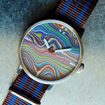 Unique Colorful Concentric Watches