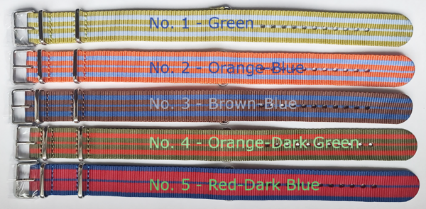 Nylon Bands Numbered