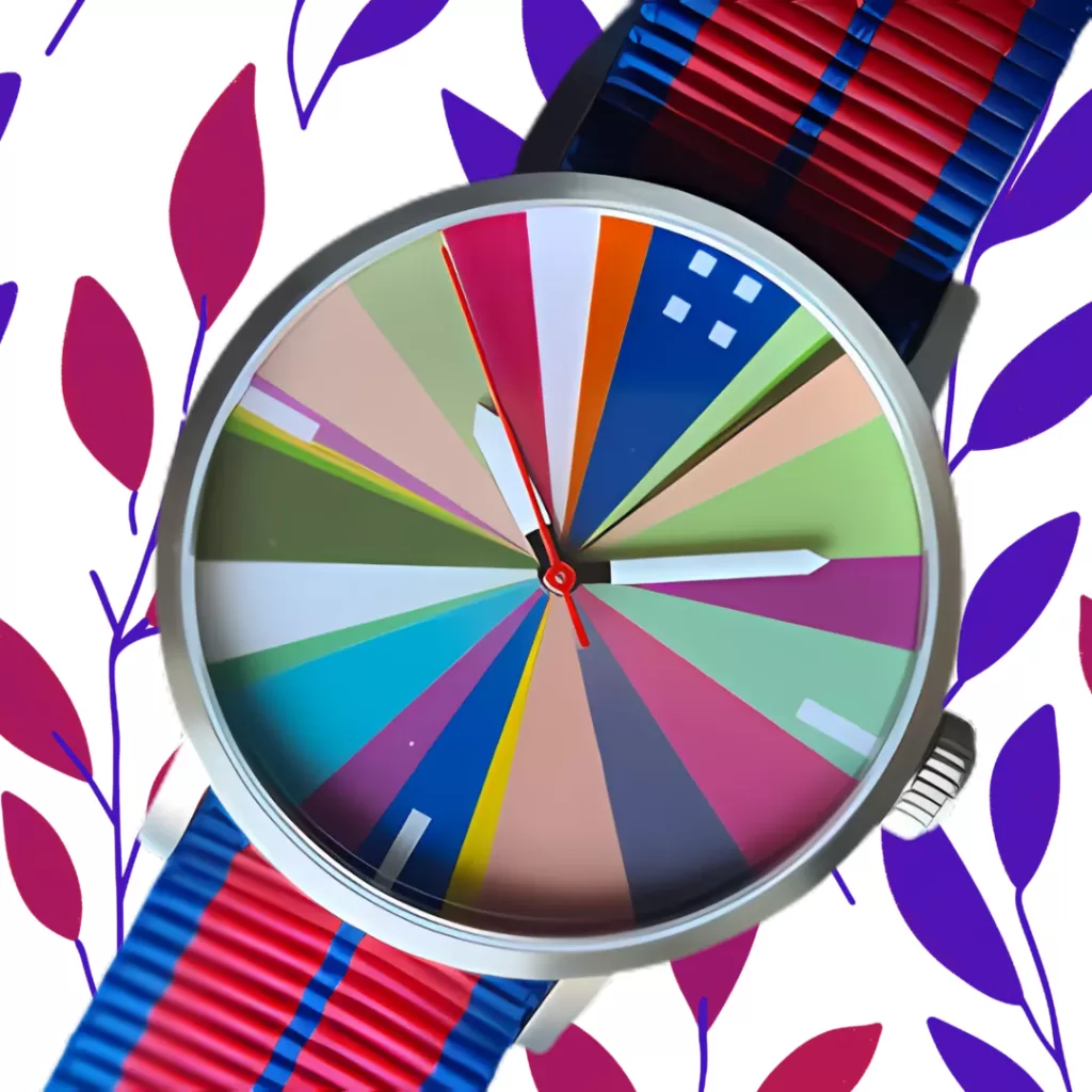 Colorful Automatic Watch with Sapphire Crystal