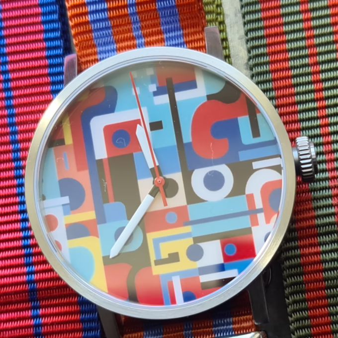 Colorful Automatic Museum Watch