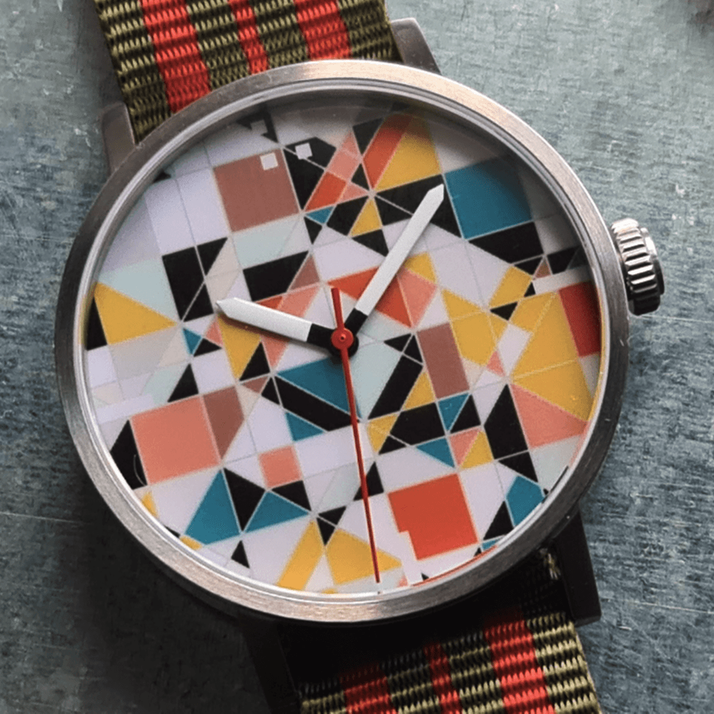 Unique Colorful Watch UNIQUE ARTFUL WRISTWATCH For men with Colorful Art Dial