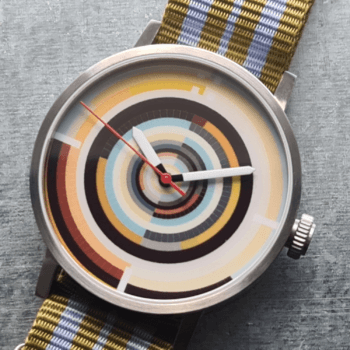 A50 Colorful unique Concentric wristwatch